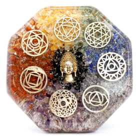 Orgonite do escritório - Buda Chakra -Grande