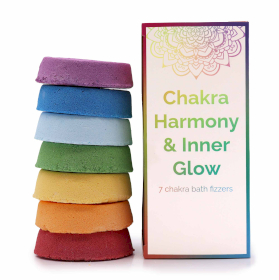 3x Bombas de Banho Chakras - Caixa Grande - Harmonia dos Chakras & Brilho Interior