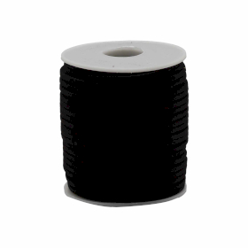 Rolo de Cordão para Acessórios - 2,5 mm x 45 m - Preto