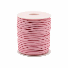 Rolo de Cordão para Acessórios - 2,5 mm x 45 m - Rosa