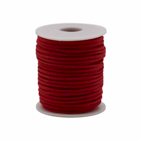 Rolo de Cordão para Acessórios - 2,5 mm x 45 m - Vermelho