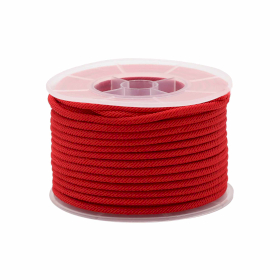 Rolo de Cordão Vermelho - 3mm x 17m