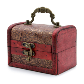 6x MLrg Colonial Box - Floral Embossed