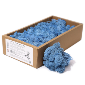 Musgo Decorativo - Azul - (aprox. 500g)