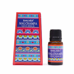 6x Óleos de Fragrância Indiano Banjara 10ml - Nag Champa