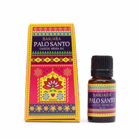 6x Óleos de Fragrância Indiano Banjara 10ml - Palo Santo